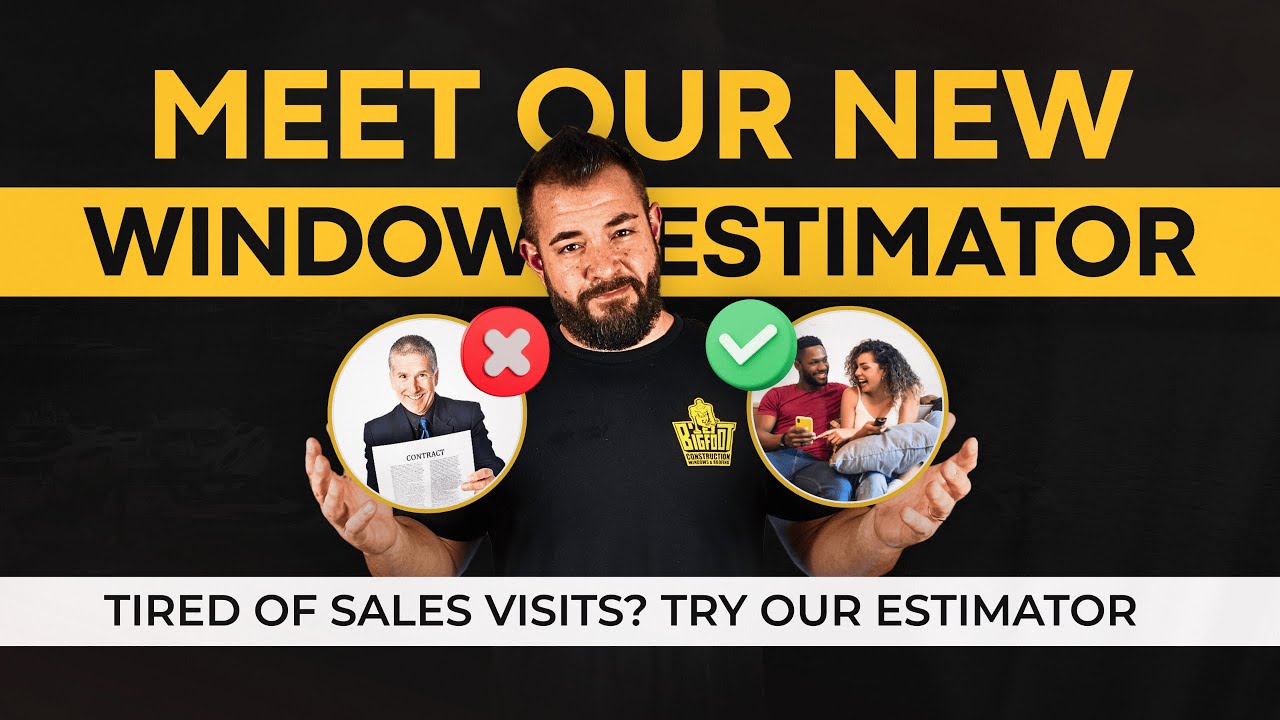 Darryl Rosenbaum explaining how to use Bigfoot's impact window cost estimator