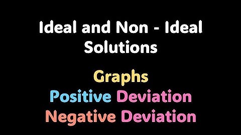 Ideal and Non - Ideal Solutions | Solutions| Grade 12 | Chemistry | Khan Academy