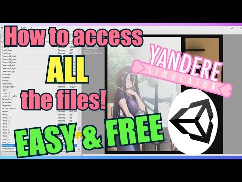 How To Access All Of Yandere Simulator Files Unused Ones Free