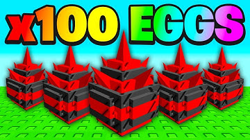 I Hatched OVER 100 NEW EGGS in Grow A Garden Roblox!!