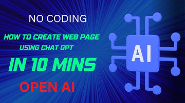 How To Create a Website in 5 Minutes Using Chat GPT | OPEN AI | Login Page Design using #openai