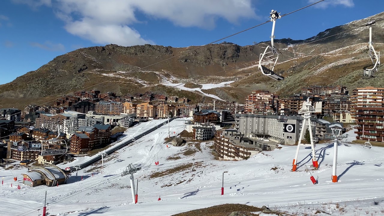 16.11.2021 Val Thorens se prÃ©pare pour l'ouverture