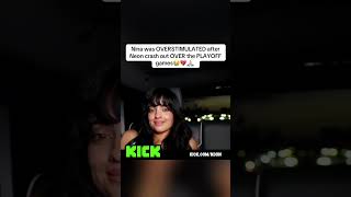 Nina was OVERSTIMULATED after Neon crash out OVER the PLAYOFF games😭💔🙏🏼 #neon #nina #fyp #funny