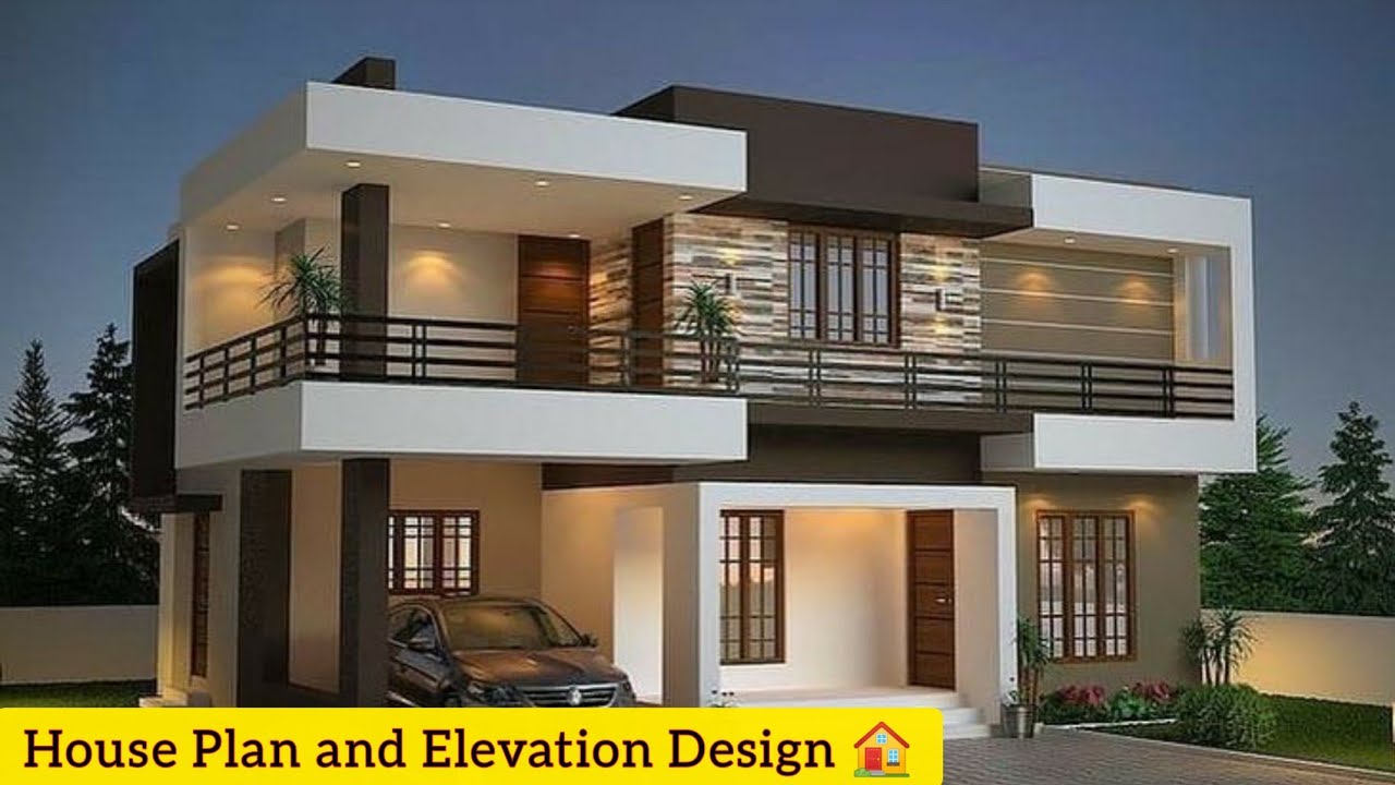 Cute Small Double Floor House Design