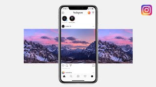 How to post PANORAMA on Instagram | Seamless multi post tutorial screenshot 3