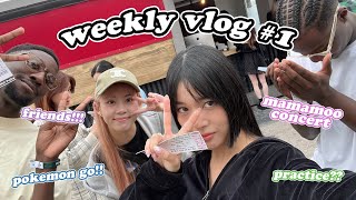 Download Lagu Weekly Vlog #1: Raiding for a SHINY MEWTWO!, meeting new friends, MAMAMOO concert \u0026 Guzheng practice MP3