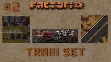 Factorio: Train Set Ep2: Track Design! - Multiplayer Train Gameplay, Lets Play