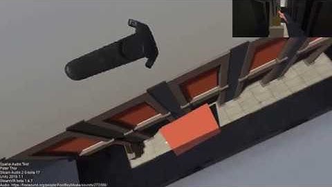 Spatial Audio test using Steam Audio and VR Headset (use headphones)