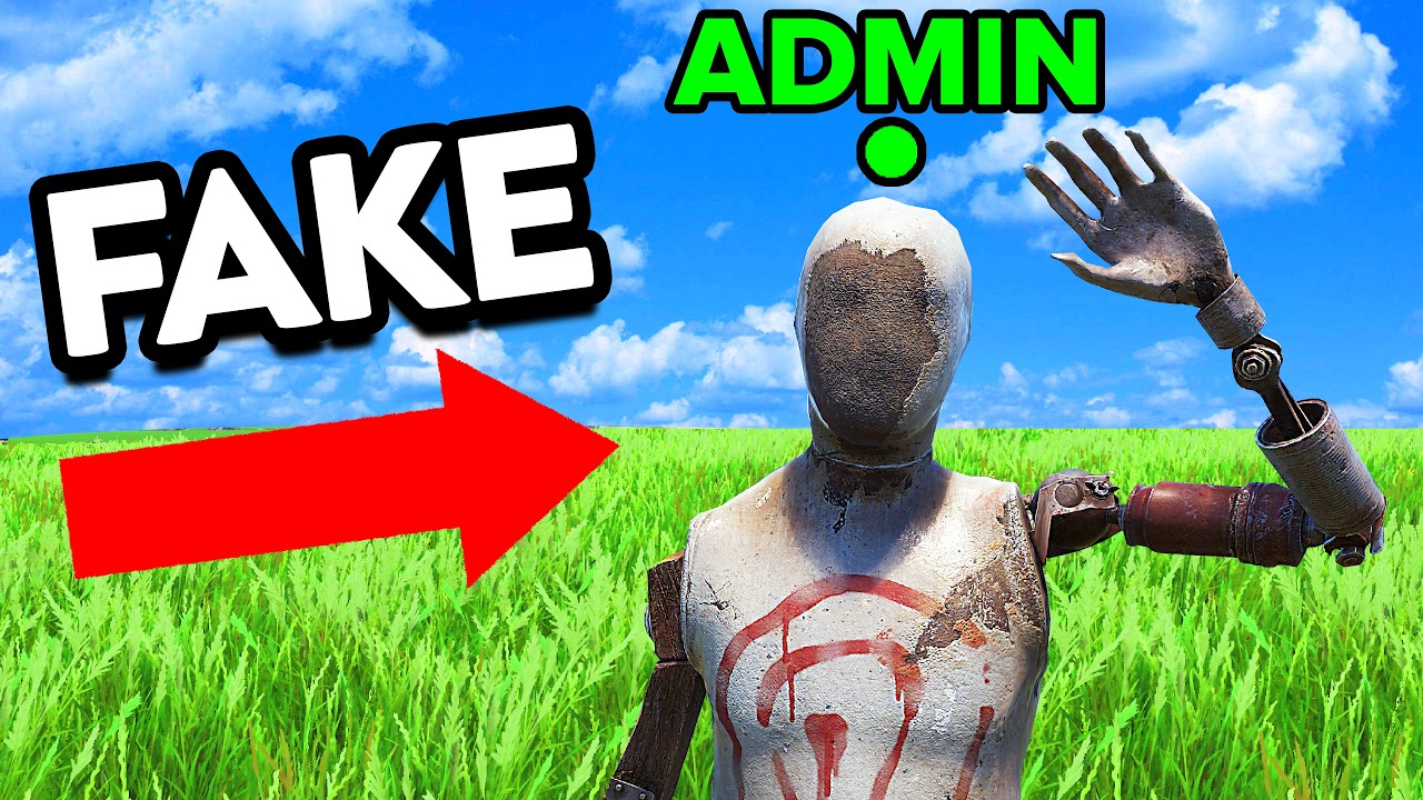 They Thought He Was A Mannequin - Rust Admin Trolling
