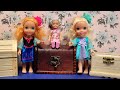 Mystery box  elsa  anna toddlers visit the grandparents