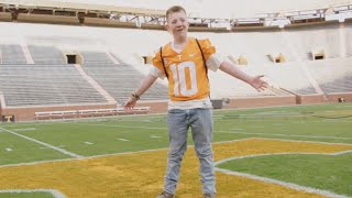 Bullied Keaton Jones Spends the Day With University of Tennessee Football Team