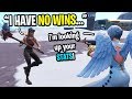 I pretended to be a RENEGADE RAIDER with 0 WINS on Fortnite... (Kid looked up my STATS!)