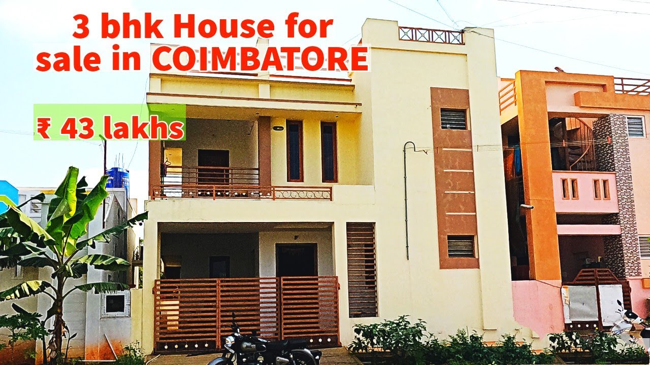 3 bhk House for sale in COIMBATORE sulur ₹ 43 lakhs g + 1 North facing