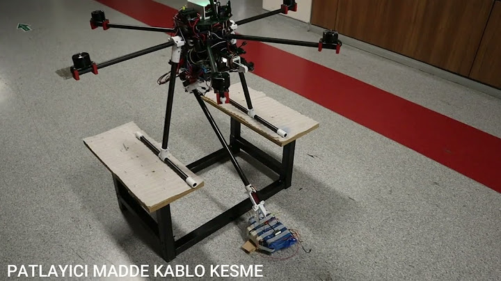 Manipulatorlü Bomba İmha İHA sı Görev ve Test Videosu (Uzaktan İmha, Patlayıcı Taşıma, Kablo Kesme)