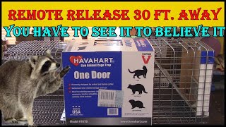 NEW Racoon Trap Invention - Remote Release Function