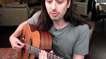 Gypsy Jazz Picking Lesson (Rest stroke technique)