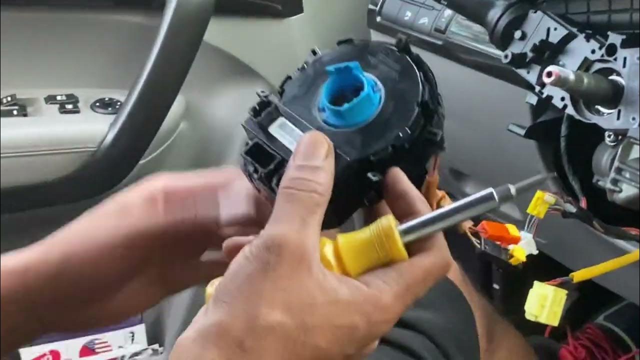 2011 to 2012 Kia Sorento clock spring replacement full video - YouTube