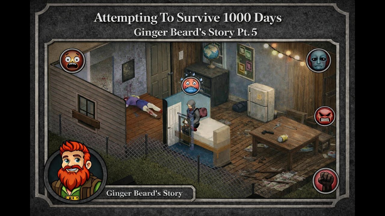Trying to survive 1000 days in the Apocalypse | Project Zomboid | Ginger Beard's Story Pt.5