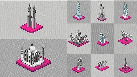 Isometric Explainer Animation for TIME (The Fibre Optic Network)
