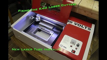 Fixing the K40 Laser │ Installing a new laser tube!