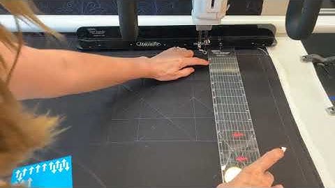 Kate Quinn shares how to use the Westalee Longarm Crosshatch Guide