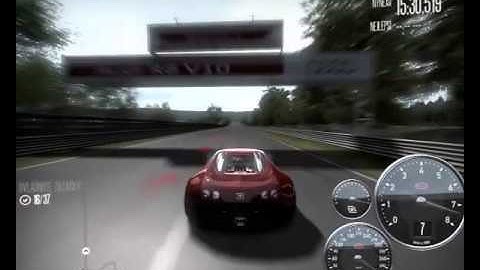 need for speed shift bugatti veyron top speed 430 km h with load save position