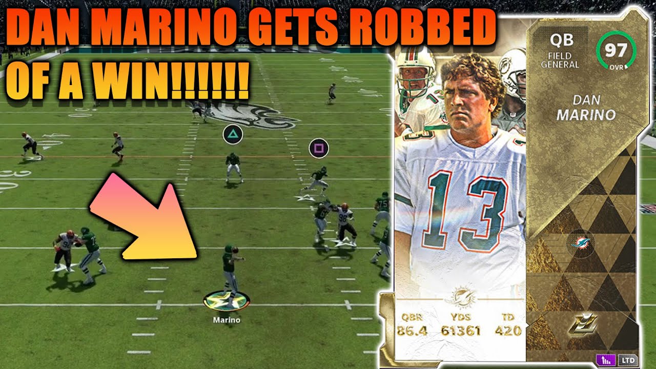 Ultimate Legend Dan Marino LEADS THE COMEBACK!!  WHAT JUST HAPPEND!!! Madden 21 Gameplay