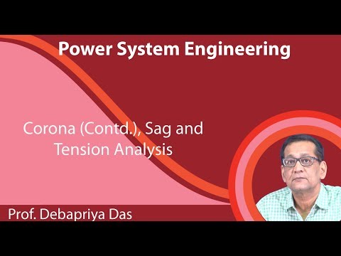 Lecture 23 : Corona (Contd.), Sag and Tension Analysis