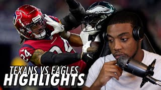 Texans vs Eagles | Week 9 2022 Game Highlights Reaction