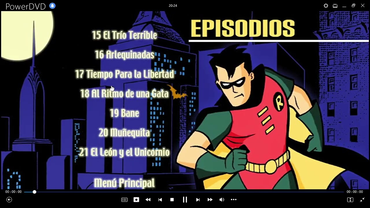 Batman: La Serie Animada DVD Menu 2005 en español - YouTube