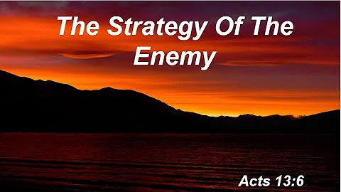 Pastor John Zazueta / The Strategy Of The Enemy/ A...