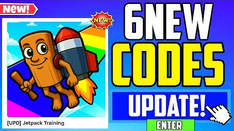 *SECRET UPDATE!* | Jetpack training CODES 2025 (ROBLOX jetpack training)Part 1295