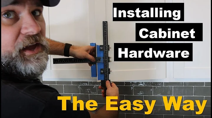 Easiest Way to Install Cabinet Hardware and Handles – Cabinet Hardware Jigs - DIY