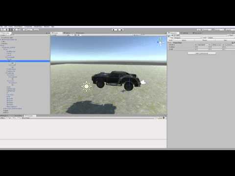 Unity3D взаемодействие с машиной