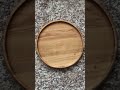 Сервировочная тарелка ручной работы из дуба #рукоделие #винтаж