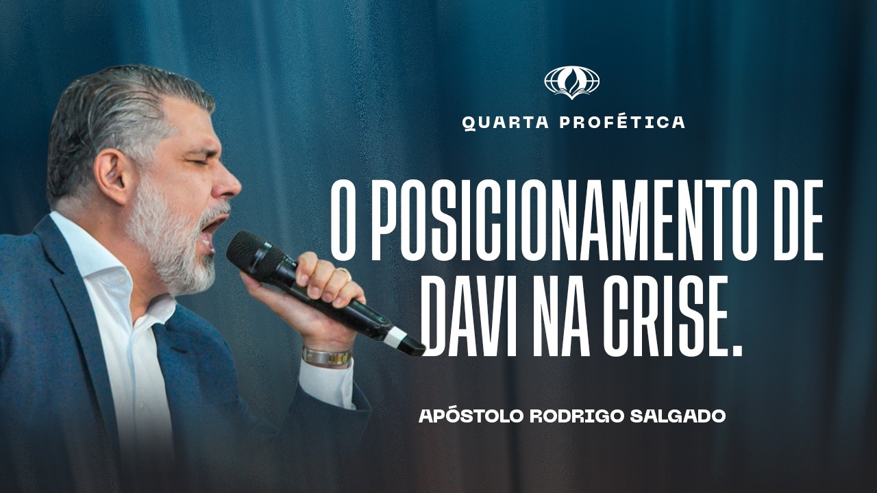 O POSICIONAMENTO DE DAVI NA CRISE (SALMO 3:1) | AP. RODRIGO SALGADO