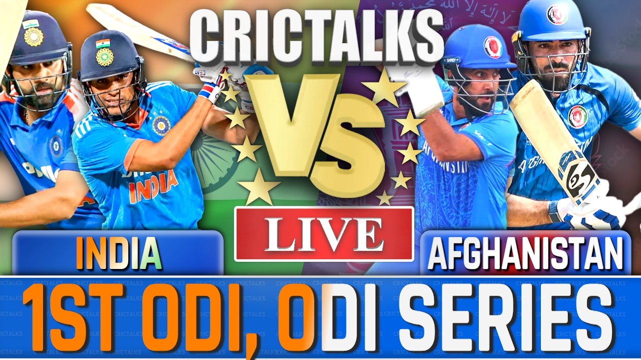 Live: IND vs AFG, 1st ODI Live Match Today, ODI Series Live Cricket Scores, India vs Afghanistan