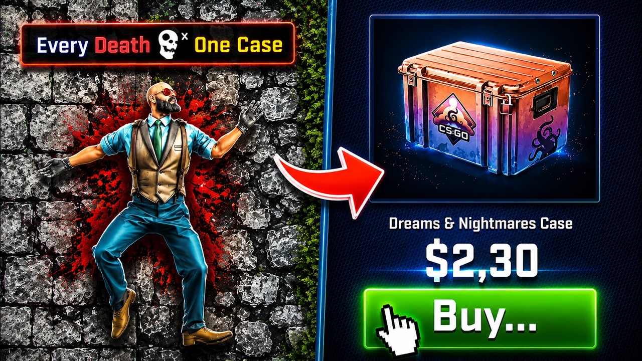 I Opened a Case Every Time I Died in CS2... - YouTube