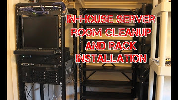 Server Room Rebuild - Cleaning out and building our own in-house server room