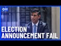 ‘Things Can Only Get Wetter’: Rishi Sunak’s Disastrous Election Announcement | 10 News First