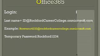 RCC's Orientation to Systems Tutorial
