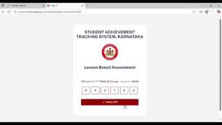 STS Lesson Based Assessment ಅನುದಾನಿತ ಶಾಲೆಗಳ ಶಿಕ್ಷಕರ Login (For Aided School Teachers)