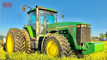 Kolik koní má traktor John Deere 8400T?