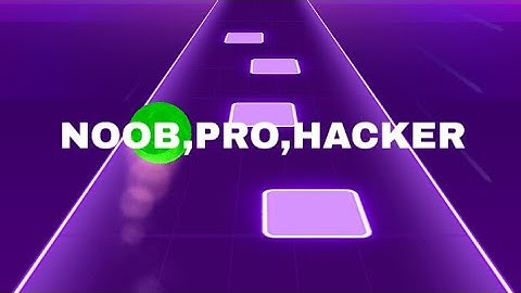 NOOB vs PRO vs HACKER в Tiles Hop