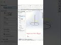 Swept comand Circular profile tutorial.... #solidworks #solidworksmodeling #solidworkstutorial #fyp