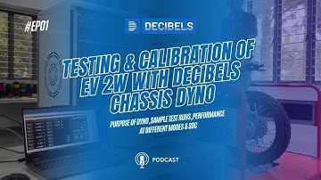 Testing & Calibration of EV 2W with Decibels Chassis Dyno - Episode 01 | Decibels Lab