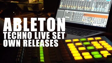 Dark Techno Live set with Ableton Live & APC40