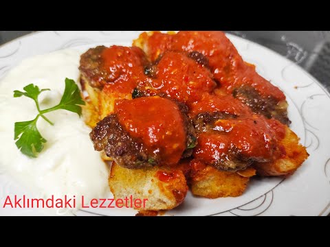 #iskender#köfteliiskender#pideliköfte EVDE MEŞHUR BURSA İSKENDER TARİFİ/PİDELİ KÖFTE