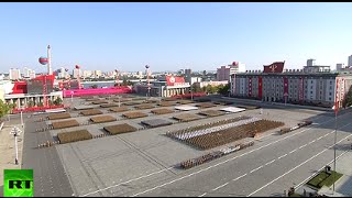 North Korea marks anniversary of ruling party with military parade(North Korea is holding a massive military parade as part of celebrations of the 70th anniversary of the ruling Workers' Party. The country's leader, Kim Jong-un, ..., 2015-10-10T09:14:40.000Z)