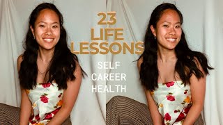 23 LIFE LESSONS AT 23 FROM MICROSOFT ENGINEER: self-development, early in career advice, and health